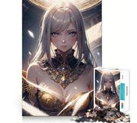 Rompecabezas de Anime de Saraswati para Adultos,1000 Piezas,Juego de Memoria,Ajuste Firme,Montaje Seguro,Juego de construcción de Conexiones significativas (38x26cm)