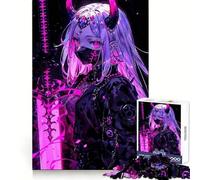 Rompecabezas de Anime de una Chica Demonio con Espada para Adultos 1000 Piezas para Entrenar la Memoria Tiempo Bien invertido Bordes precisos (50x75cm)