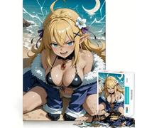 Rompecabezas de Anime de una elfa en la Playa para Adultos,1000 Piezas,para desarrollar la Memoria,Divertido,de Alta precisión,fácil de Aprender,para Disfrutar en Familia (38x52cm)