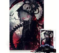 Rompecabezas de Anime Deadly Moon Vampire de 1000 Piezas para Adultos Regalos para Adultos Piensa, Entrena, relájate Bordes Bien definidos Regalo Ideal (50x75cm)