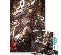 Rompecabezas de Anime Demon Maid de 1000 Piezas,Juguete Creativo para desarrollar la Habilidad,Cierre Seguro sin Piezas Sueltas,Actividad para Compartir en Familia (38x52cm)