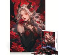 Rompecabezas de Anime Demoness de 1000 Piezas para Adolescentes Actividad de Ocio Que estimula el Pensamiento Claro Encaje Firme Regalo Ideal (38x26cm)