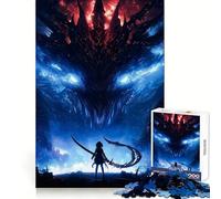 Rompecabezas de Anime Demons Born de 1000 Piezas para Adultos Piensa estratégicamente Escape pacífico Ajuste preciso Regalo Encantador (50x75cm)