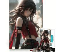 Rompecabezas de Anime Doncella Chica para Adolescentes,1000 Piezas,Juego para estimular la Mente,Montaje Firme y Seguro,Actividad para Fortalecer los Lazos Familiares (38x26cm)