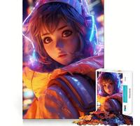 Rompecabezas de Anime,fantasía y Gamer para Adolescentes,1000 Piezas,Ideal para Entrenar la Memoria,divertirse,Limpiar y conectar sin Problemas,y Relajarse en Grupo en Interiores (50x75cm)