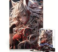 Rompecabezas de Anime, fantasía y Ninja de 1000 Piezas para Adolescentes, Ideal para el Desarrollo Cerebral, Relajarse, Limpiar y armar Regalo navideño cálido (38x52cm)