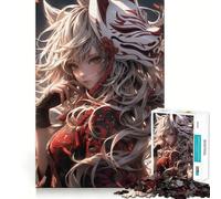 Rompecabezas de Anime,fantasía y Ninja para Adultos,1000 Piezas,Juego Think Boost,Estructura de Encaje precisa,fácil de Aprender,diversión para Toda la Familia (38x52cm)
