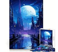 Rompecabezas de Anime Future City de 1000 Piezas para Adolescentes Un Regalo Memorable y Divertido (50x75cm)