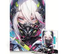 Rompecabezas de Anime futurista con Chica Linda para Adultos,1000 Piezas,para desarrollar la Memoria,Divertido,de Alta precisión,fácil de Aprender,para Disfrutar en Familia (50x75cm)