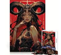 Rompecabezas de Anime Girl Blood Woman de 1000 Piezas para Adolescentes Entrenamiento Mental Fácil de Usar Diseño Elegante (50x75cm)