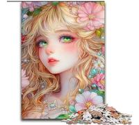 Rompecabezas de Anime Girl de 1000 Piezas para Adultos, Juguetes educativos, Juegos antiestrés, Regalos de Amigo Invisible para Mayores de 14 años (tamaño 50x75cm)