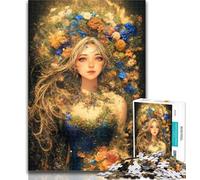 Rompecabezas de Anime Girl para Adolescentes, 1000 Piezas, Juego Familiar Antiestrés, Desafío Difícil, Regalos de Amigo Invisible, 50x75cm