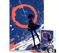 Rompecabezas de Anime Girl Time Warp para Adolescentes, 1000 Piezas, Mejora la Memoria, distracción Suave, Corte láser, Regalo considerado (38x26cm)