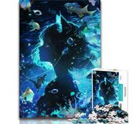 Rompecabezas de Anime japonés para Adultos, 1000 Piezas, difícil de Aprender, Juguetes educativos, Juegos Familiares con póster a Juego y Hoja de Trivia (38x26cm)