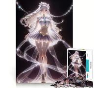 Rompecabezas de Anime para Adultos de 1000 Piezas con temática de Crystal Girl Diversión para Entrenar la Mente Piezas sin Rebabas y de Corte Limpio Actividad para Compartir en Familia (50x75cm)