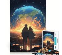 Rompecabezas de Anime Pareja del Apocalipsis de 1000 Piezas Desarrolla la Memoria y la Capacidad de Recordar Divertido Rompecabezas de Calidad Profesional Regalo Ideal para estimular la Mente