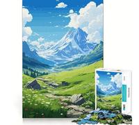 Rompecabezas de Anime Paseo Tranquilo para Adolescentes, 1000 Piezas, Juguete Mental, diversión y Entretenimiento, Corte Premium, Regalo Original (38x26cm)