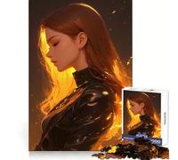 Rompecabezas de Anime Reina del Fuego de 1000 Piezas para Adolescentes Desarrolla Habilidades y entretiene en tu Tiempo Libre Bordes nítidos Regalo Ideal para Las Fiestas (38x52cm)