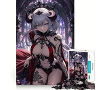 Rompecabezas de Anime Reina Demonio 1000 Piezas Diversión,Mejora la concentración,Corte láser para un Ajuste Actividad para Compartir con Seres Queridos (38x52cm)