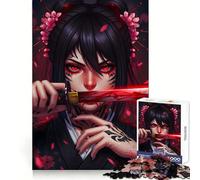 Rompecabezas de Anime Shinobi Geisha de 1000 Piezas para Adolescentes Juguete para Pensar y reflexionar Divertido y fácil de Usar 50x75cm