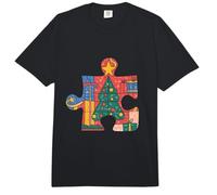 Rompecabezas de árbol de Navidad Comfort Colors Adult Heavyweight T-Shirt