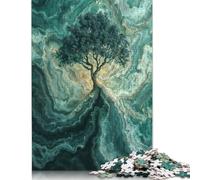 Rompecabezas de Árbol Esmeralda de cartón 100% Reciclado, de Primera Calidad, para Adultos y niños, 1000 Piezas (38 x 26 cm)