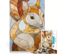 Rompecabezas de Ardilla Dorada de 1000 Piezas para Adolescentes, Juguete de lógica, Divertido, de Corte preciso, Regalo Elegante 38x26cm