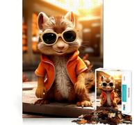Rompecabezas de Ardillas adorables de 1000 Piezas para Adolescentes Juguete para desarrollar la Mente Divertido diseño para armar Regalo Elegante 38x26cm
