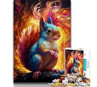 Rompecabezas de Ardillas de 1000 Piezas para Adolescentes Un Juego desafiante para Disfrutar en Familia con Piezas aleatorias Que encajan Perfectamente (50x75cm)