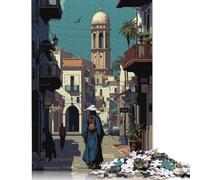 Rompecabezas de Argel de 1000 Piezas con diseño de píxeles para Adultos y Adolescentes. Diversión Familiar. 1000 Piezas (75 x 50 cm).