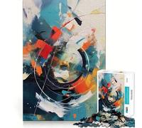 Rompecabezas de Arte Abstracto de 1000 Piezas para Adolescentes, Juguete de Habilidad, Tiempo de relajación, Corte preciso, Regalo increíble (38x26cm)