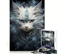Rompecabezas de Arte Animal Enigma de 1000 Piezas para Adolescentes Memoria aguda, Ocio Tranquilo, Bordes limpios, Regalo Festivo (50x75cm)