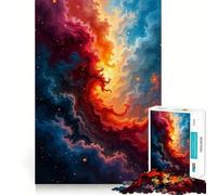Rompecabezas de Arte cósmico con Pintura al óleo para Adultos, 1000 Piezas, Juguete de lógica Fina, Informal y Relajante, con Bordes limpios, Pieza de Arte (50x75cm)