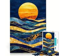 Rompecabezas de Arte de Aura de Desierto con Cielo Nocturno para Adultos, 1000 Piezas, Juguete de lógica, Momento de Paz, Corte Suave, Regalo Premium (38x52cm)