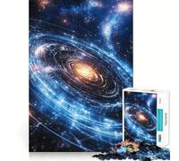 Rompecabezas de Arte de Galaxia Espiral de 1000 Piezas para Adolescentes, para desarrollar la Memoria, para Jugar en Interiores, con Corte Fino, para Elegir el Deseo de Papá Noel 38x52cm