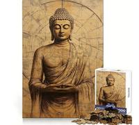 Rompecabezas de Arte de meditación Budista para Adultos,1000 Piezas,Bienestar Cerebral,Actividad de Ocio,Cierre, Sorpresa de cumpleaños (38x26cm)