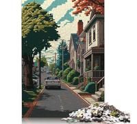 Rompecabezas de Arte de píxeles de Gran Sudbury, desafío difícil, 100% cartón Reciclado, Ideal para Mujeres y Hombres, Regalo para el Día de la Madre, 1000 Piezas (26 x 38 cm)