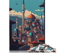 Rompecabezas de Arte de píxeles Kahramanmaras, Juegos creativos, Rompecabezas de cartón 100% Reciclado para Adultos, 1000 Piezas (26 x 38 cm)