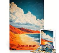 Rompecabezas de Arte de Skeleton Coast para Adultos, 1000 Piezas, Juguete de lógica Afilada, Divertido, de Corte preciso, Regalo Memorable 50x75cm