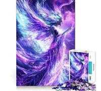 Rompecabezas de Arte fantástico Espíritu del Agua 1000 Piezas para Adolescentes Juego para estimular la Mente Montaje Firme y Seguro Actividad Divertida para Toda la Familia (38x52cm)