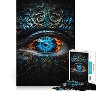 Rompecabezas de Arte místico Ojo Místico para Adolescentes, 1000 Piezas, Think Toy, Relajante, Divertido, de Corte Limpio, Coleccionable (38x52cm)