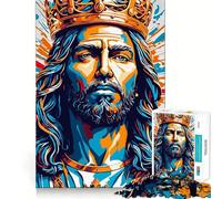 Rompecabezas de Arte Pop religioso para Adultos, 1000 Piezas, para Fortalecer la Memoria, Divertido y Casual, de Calidad, con Bordes Elegantes, Regalo (50x75cm)