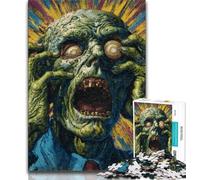 Rompecabezas de Arte psicodélico para Adolescentes, 1000 Piezas, Juguetes educativos, Lista de Deseos para aliviar el estrés con Papá Noel, 38x26cm