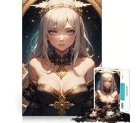 Rompecabezas de Artemisa,Chica Anime,1000 Piezas,Juguete Creativo,componentes Resistentes y de Corte Limpio,Ideal para Viajar,Juego Mental,Regalo (38x52cm)