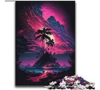 Rompecabezas de AstroIsland con Nubes Tropicales para Adultos y Adolescentes Juguete de Entretenimiento Familiar, Toda la Familia (70x100cm)