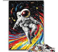 Rompecabezas de Astronauta arcoíris de 2000 Piezas para Adolescentes Juego desafiante y Educativo para Toda la Familia, Ideal para cumpleaños y Navidad (70x100cm)