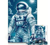 Rompecabezas de Astronauta de 1000 Piezas para adolescentesPiensa Que el Tiempo de Entrenamiento está Bien empleadoBordes definidosRegalo Festivo (50x75cm)