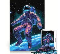 Rompecabezas de Astronauta en el Universo de 1000 Piezas para Adolescentes Estimula la Mente, relaja, es Divertido y Tiene un diseño Limpio Regalo Ideal (50x75cm)