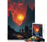 Rompecabezas de Astronauta en un Nuevo Planeta para Adultos, 1000 Piezas, Ejercicio Mental, diversión sin estrés, Bordes nítidos, Regalo Original (50x75cm)