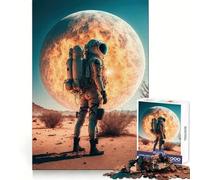 Rompecabezas de Astronauta en un Nuevo Planeta para Adultos, 1000 Piezas, Ejercicio Mental, diversión sin estrés, Bordes nítidos, Regalo Original (38x26cm)